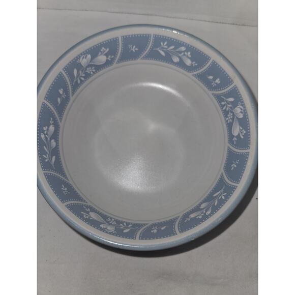 Noritake Stoneware VICTORY BLUE 8673 Set Of 4 Cereal Bowl Excellent Cond VHTF - Picture 5 of 6